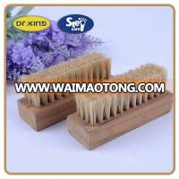 Wooden handle horse hair shoe shine brush