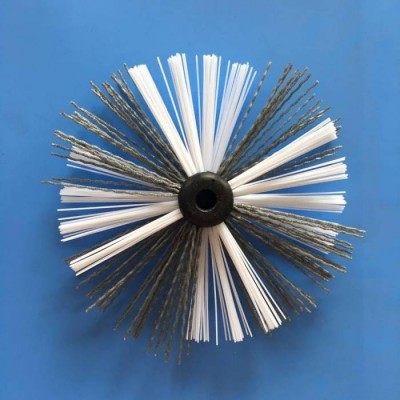 Nylon Bristle Brush Cutter With Wheels Detailing Wheel Brush