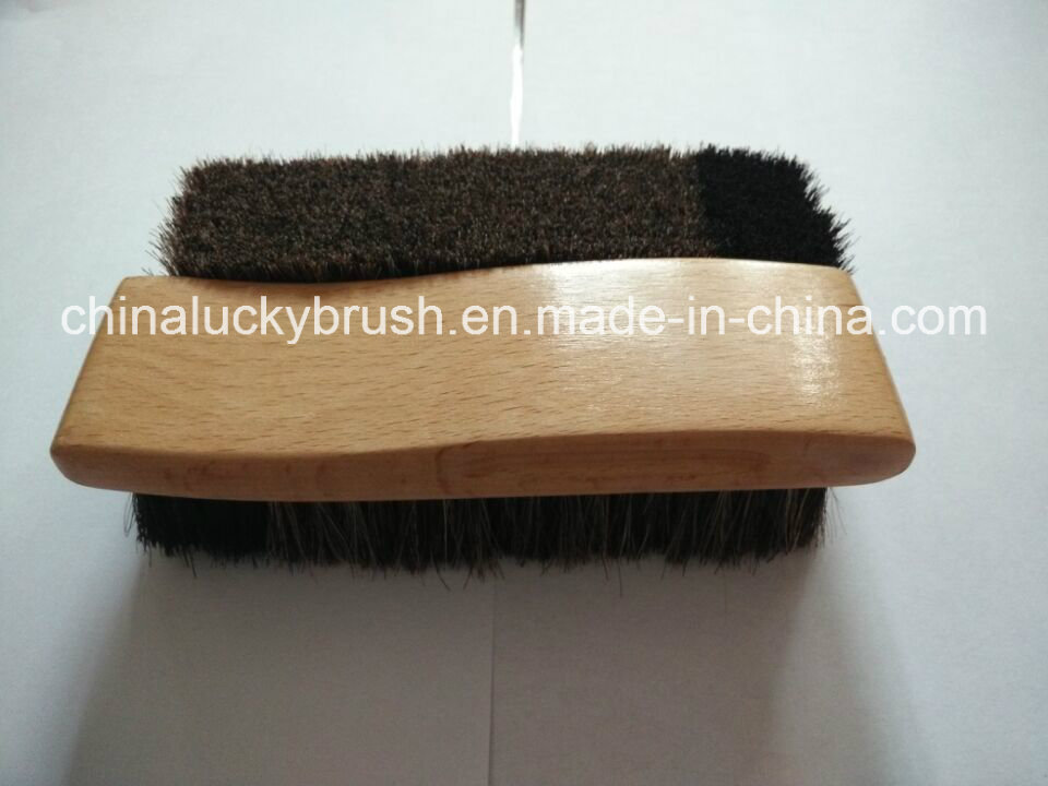 Curve Style Pure Horse Hair Shoe Brush (YY-485)