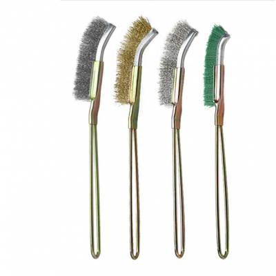 Stainless steel wire brush Clean rust long handle brush /Nylon wire knife brush/hand wire brush