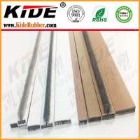 Fire Rated Door Weather Strip Brush Wooden Door Seal Brush Strip