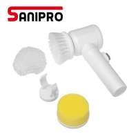 Sanipro Bathroom Kitchen Cleaning Tools Multi-functional Electric Cleaning Brush for Glass Sink Dishwashing Lampblack Machine