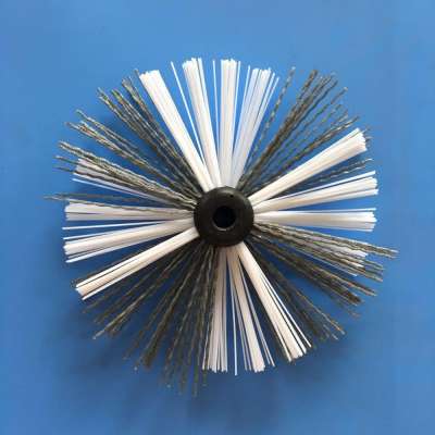 factory selling  abrasive wire brush for cleaning dryer vent chimney