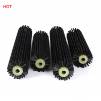 Customized Professional Industrial Brush for washing machine rotating clean transparent nylon brush roller