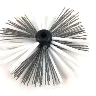 hot-selling nylon or abrasive  wire  small wheel brush tor cleaning and polishing  industrial equipment