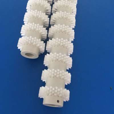 hot-seling  industrial CPVC shaft  nylon roller cleaning  cylinder brush for fruit and vegetable cleaning