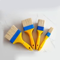 plastic handle bristle flat paint brush with different size