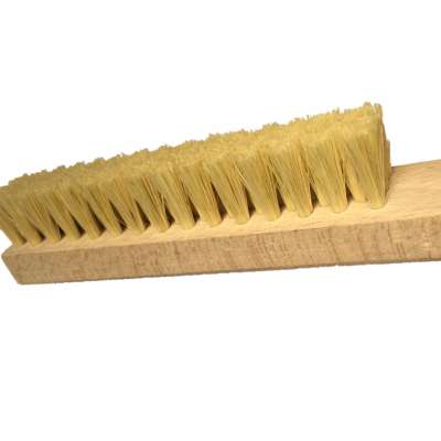 beech wooden handle  sisal fiber brush for cleaning tools