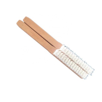 beech wooden handle  soft nylon bristle brush for cleaning cloth and bed and hat